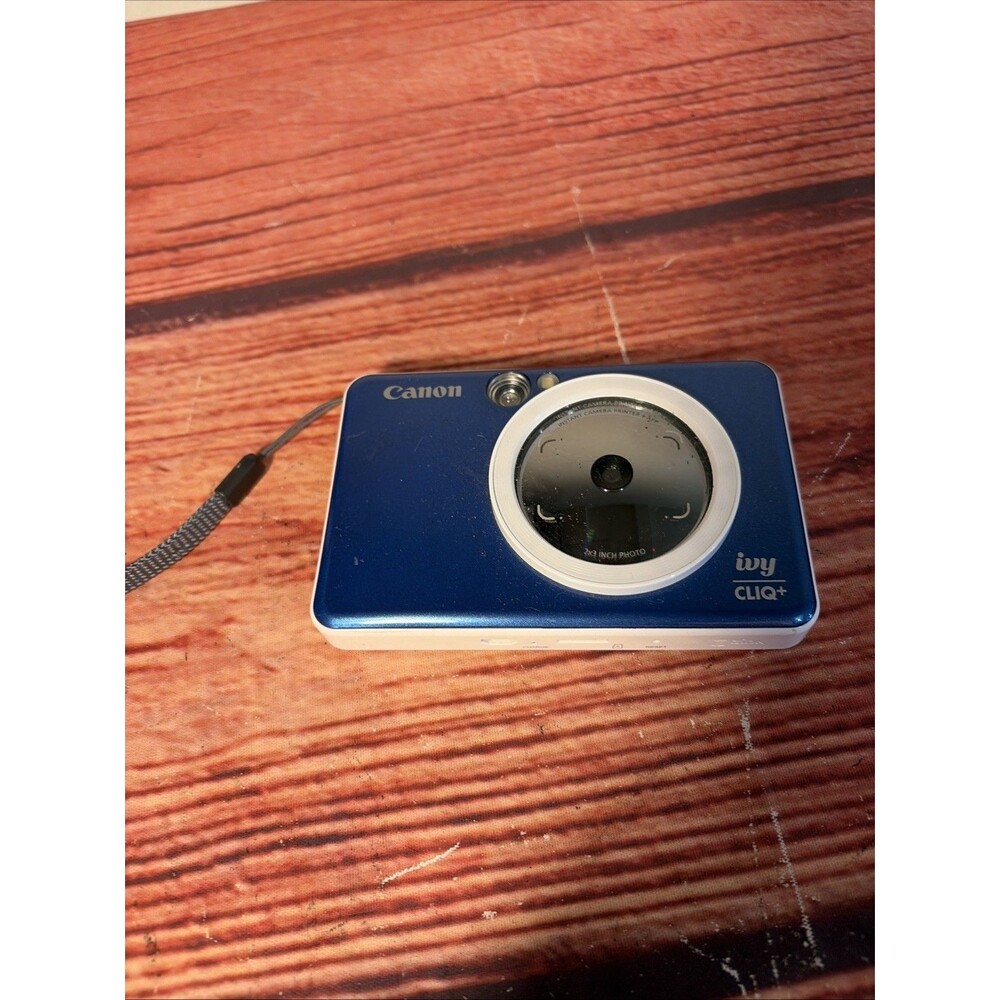 Blue Canon Ivy Cliq+ Instant Camera Printer - Parts/ Repair - Bad Battery
